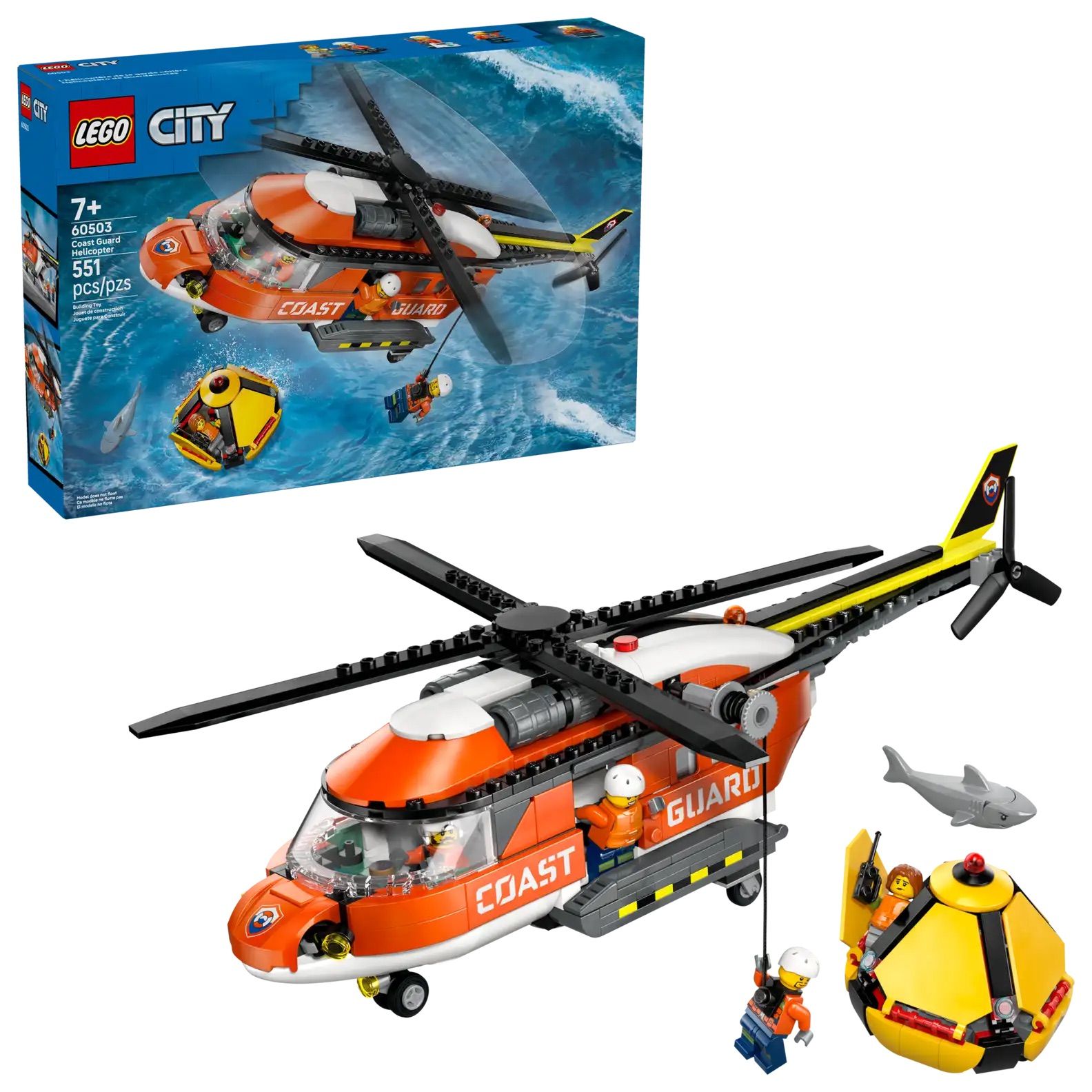 LEGO樂高積木/ CITY/ 60503/ 海岸巡防隊直升機