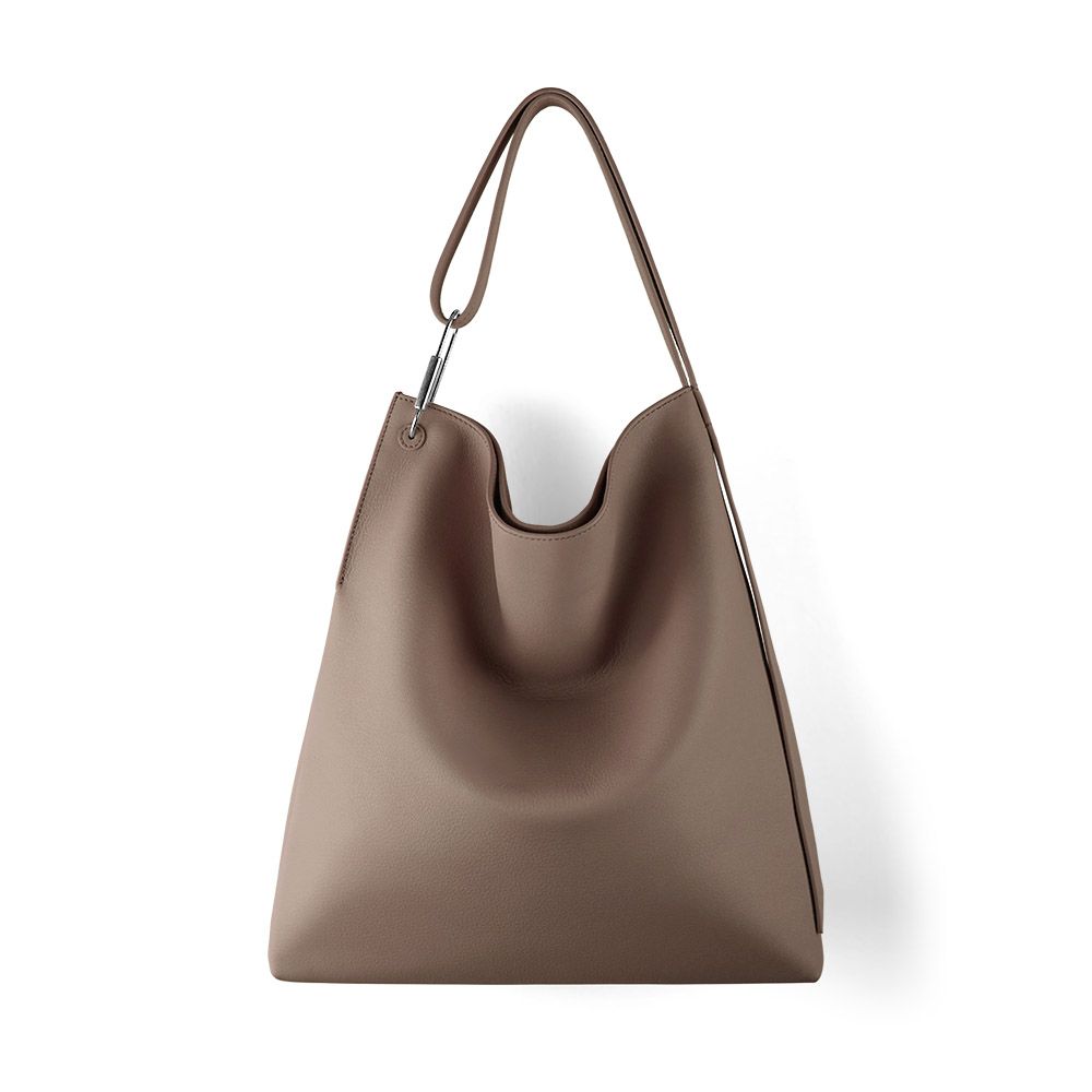 Darker Than Black Bags/Isosceles Triangle Hobo Bag等腰三角側背包/ 枯橡棕