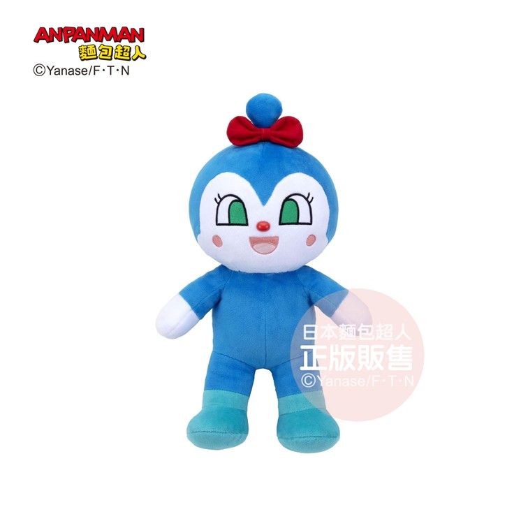 ANPANMAN麵包超人/ 蓬蓬微笑布偶/ M/ 藍精靈(18個月以上)