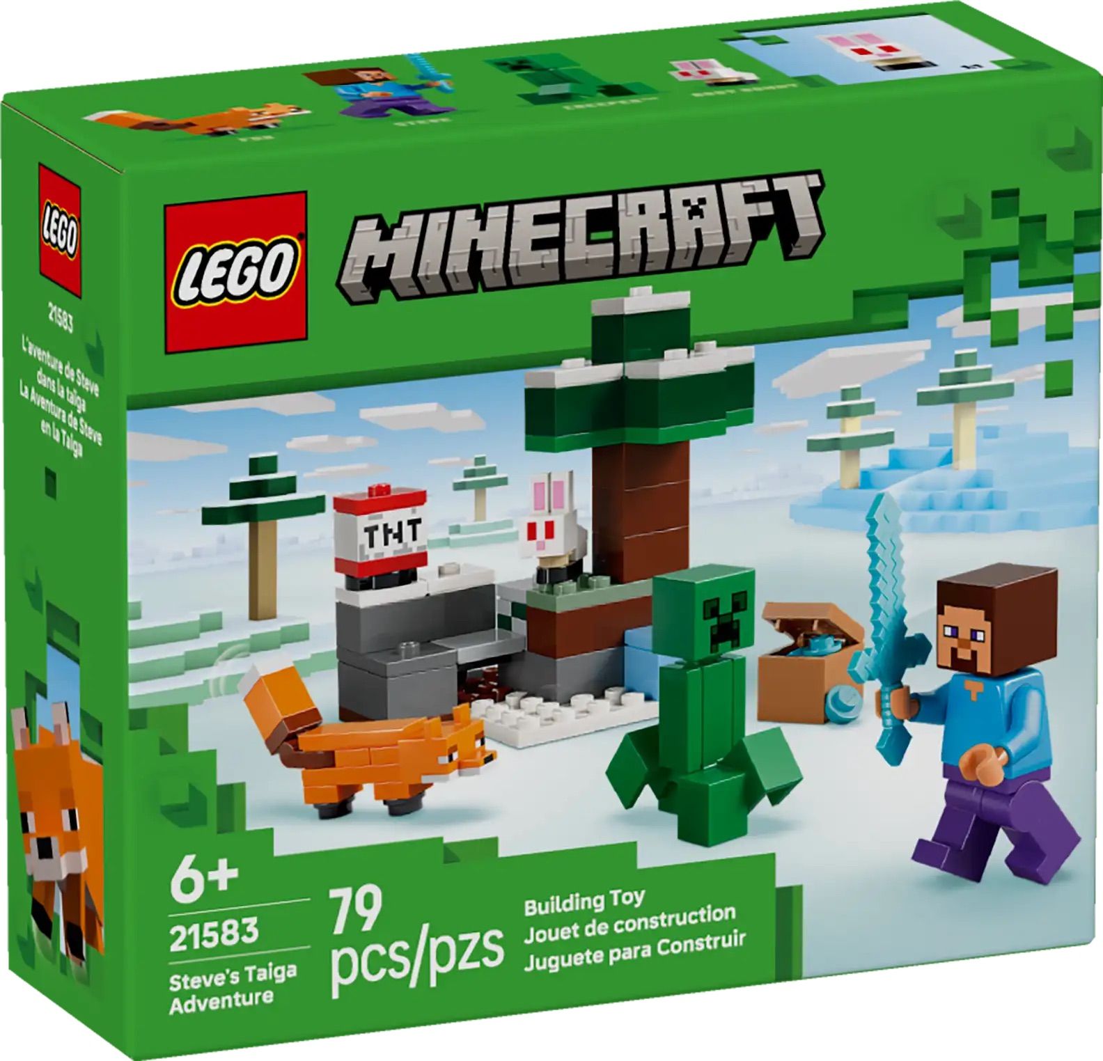 LEGO樂高積木/ Minecraft/ 21583/ 史提夫的針葉林地大冒險