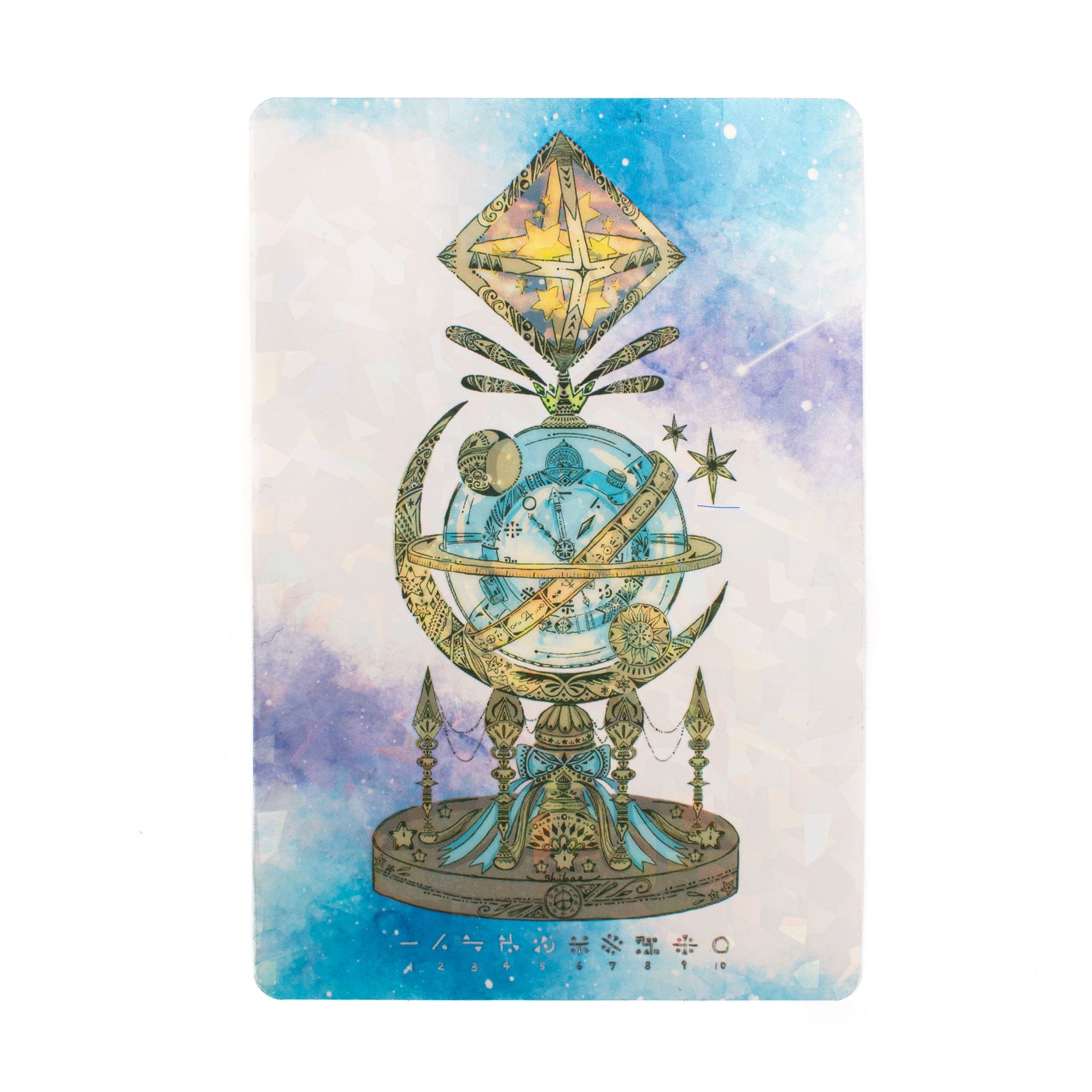 日本柴尾透明明信片/ 星之測定器