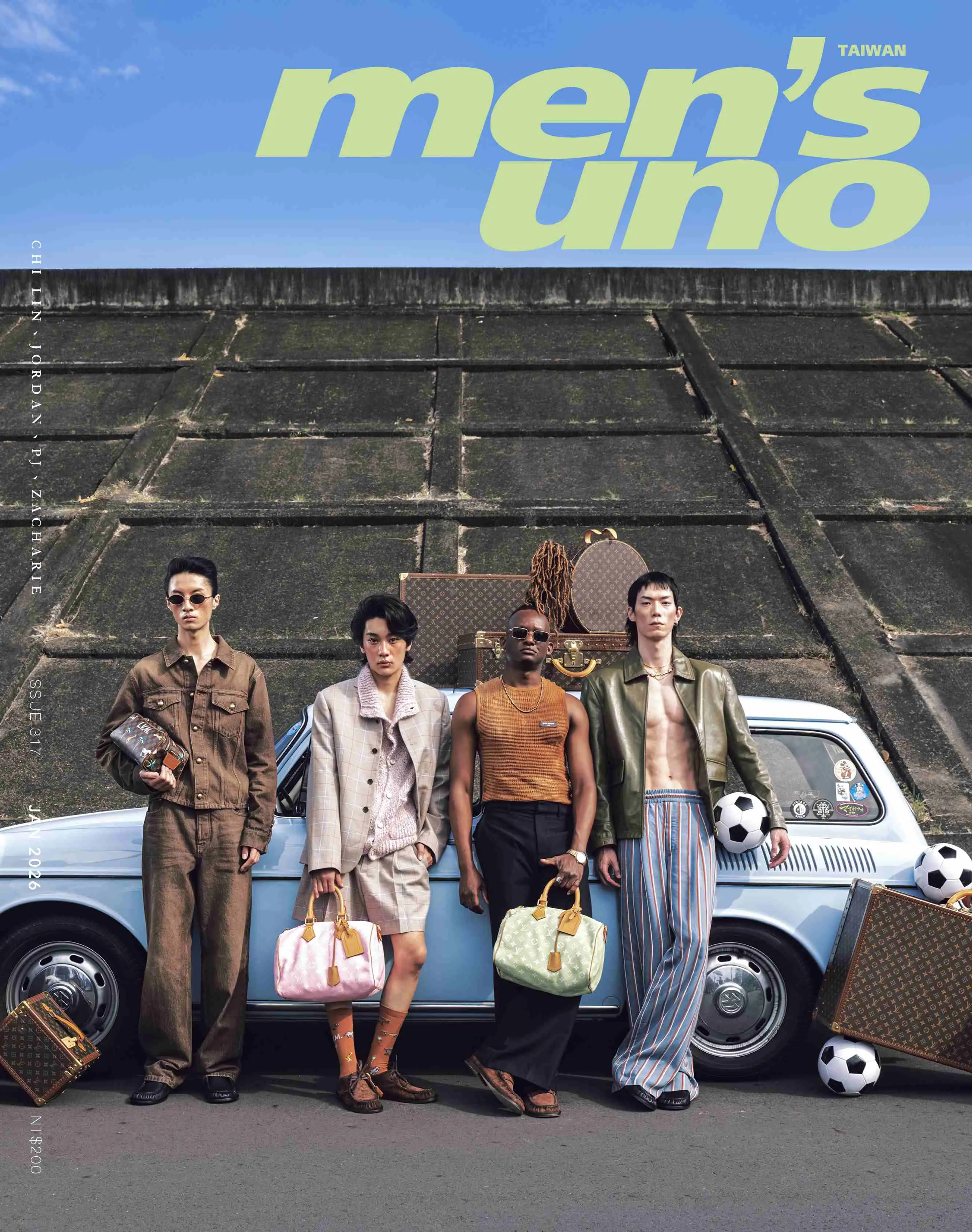 men's uno 男人誌, 一月