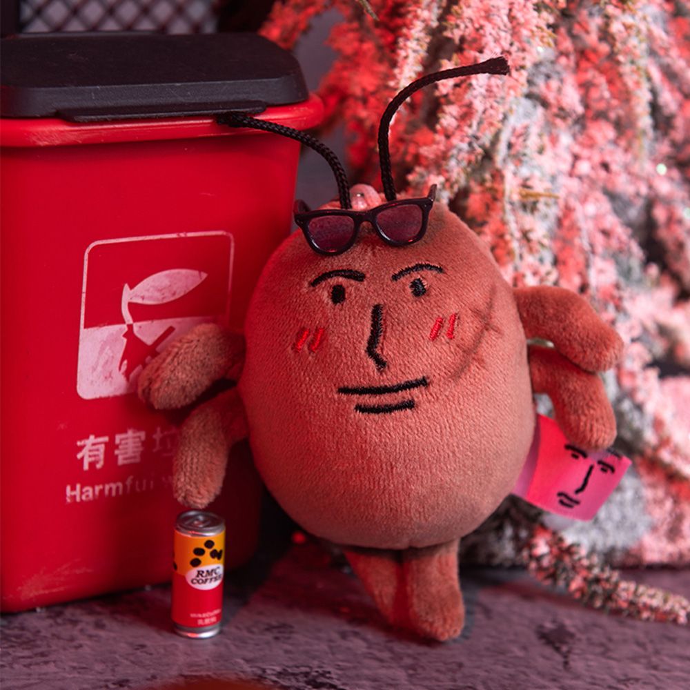 粉紅兔子掛件/ 蟑螂來了款