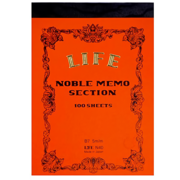 日本LiFE N Noble 筆記本/ B7/ 方格