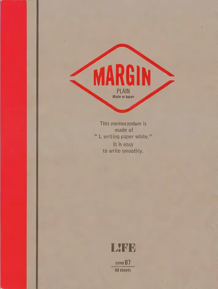 日本LiFE Margin便條紙/ semi B7/ 空白