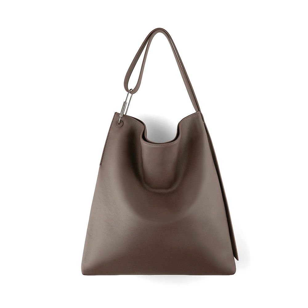 Darker Than Black Bags/Isosceles Triangle Hobo Bag等腰三角側背包/ 可可棕