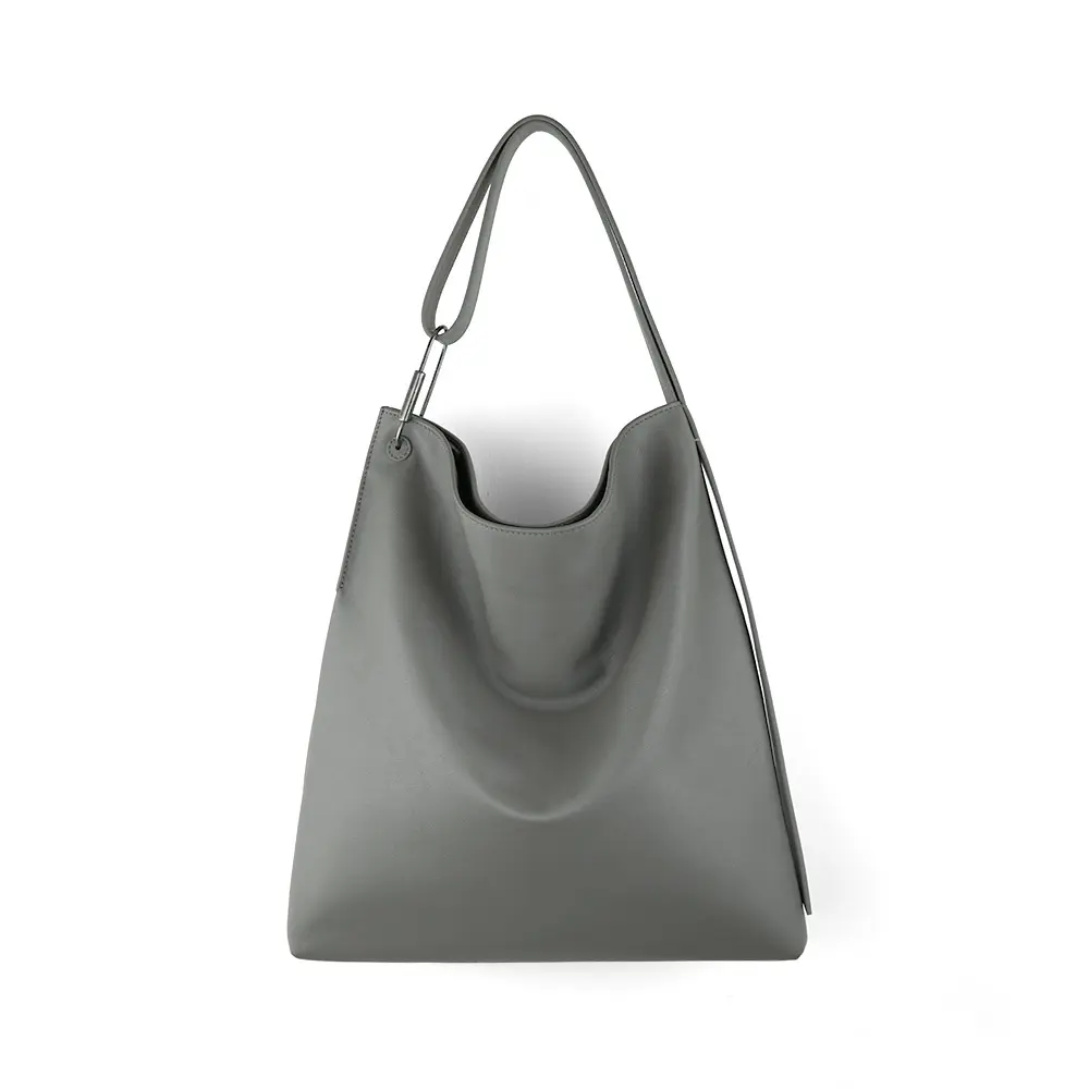 Darker Than Black Bags/Isosceles Triangle Hobo Bag等腰三角側背包/ 板岩灰