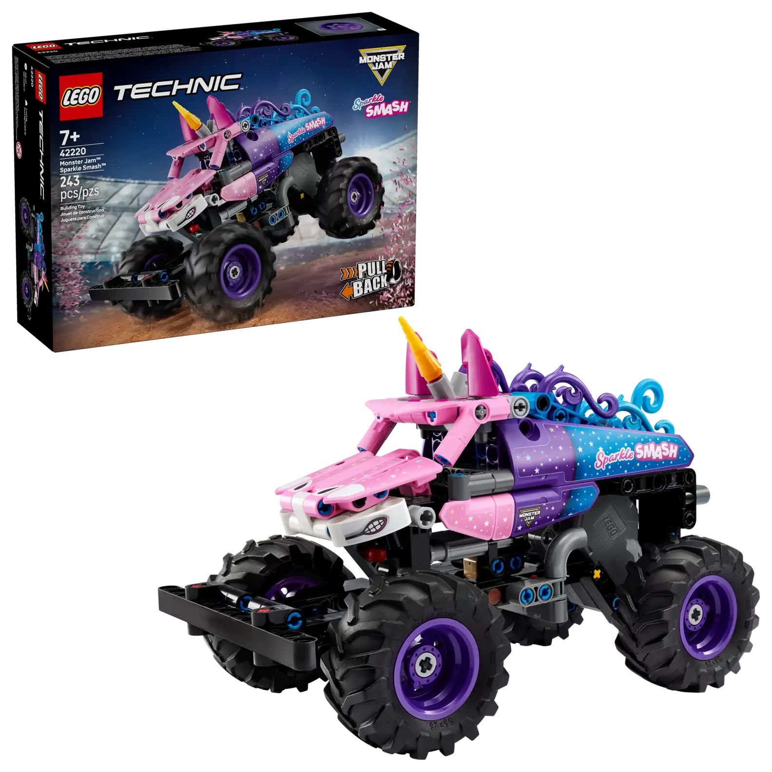 LEGO樂高積木/ 科技/ 42220/ Sparkle Smash迴力車