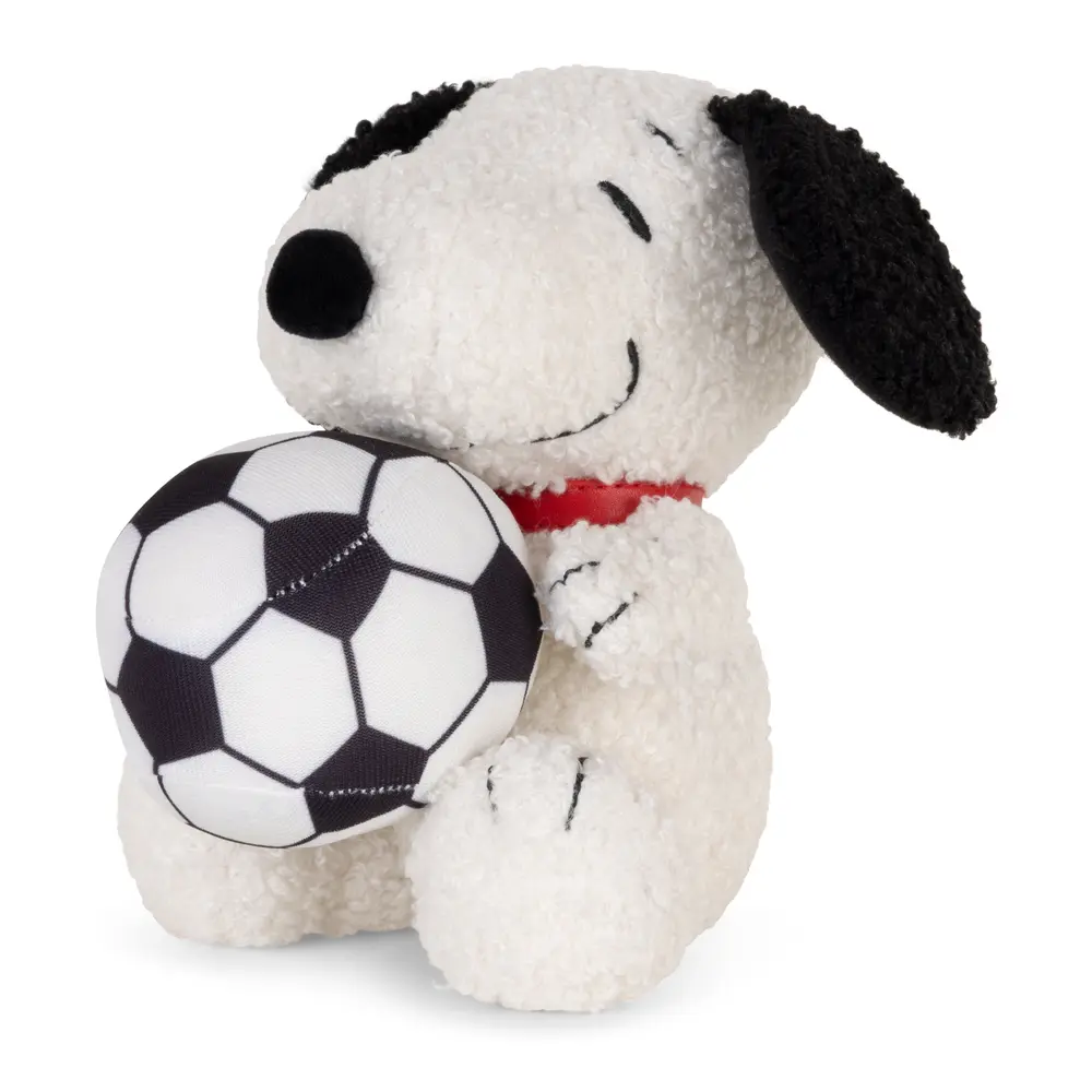 荷蘭BON TON TOYS Snoopy史努比填充玩偶/ 足球狗/ 16cm