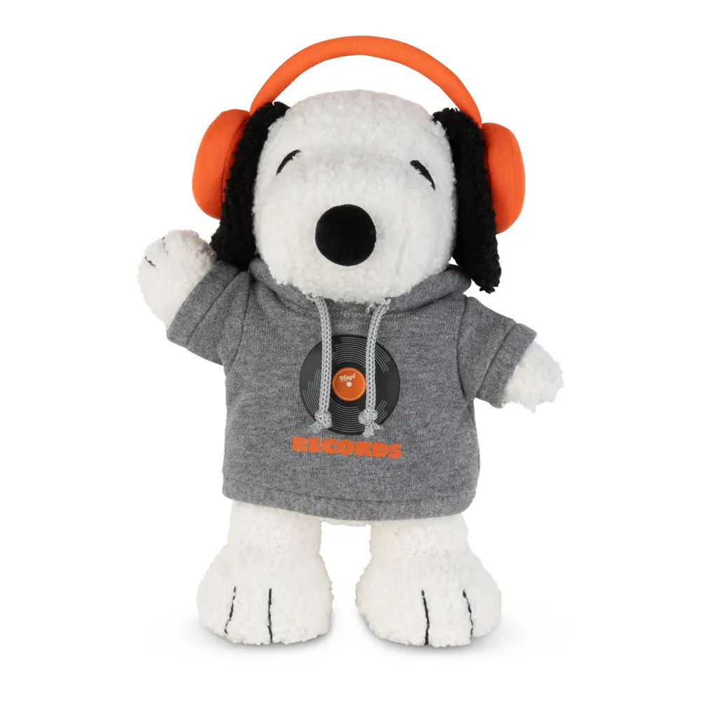 荷蘭BON TON TOYS Snoopy史努比填充玩偶/ DJ狗/ 23cm