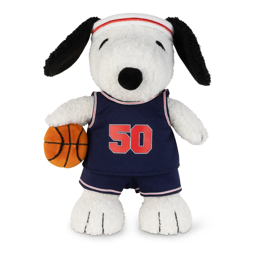 荷蘭BON TON TOYS Snoopy史努比填充玩偶/ 籃球狗/ 23cm
