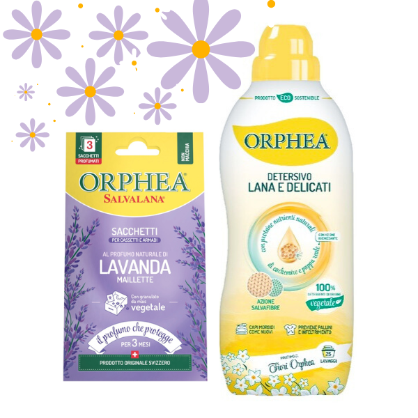 ORPHEA歐菲雅 蜂王漿低泡沫濃縮洗衣精優惠組(香氛袋/薰衣草)