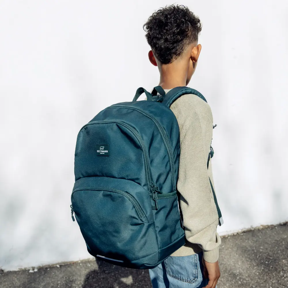 BECKMANN Sport Junior護脊書包/ 30L/ 皇室綠