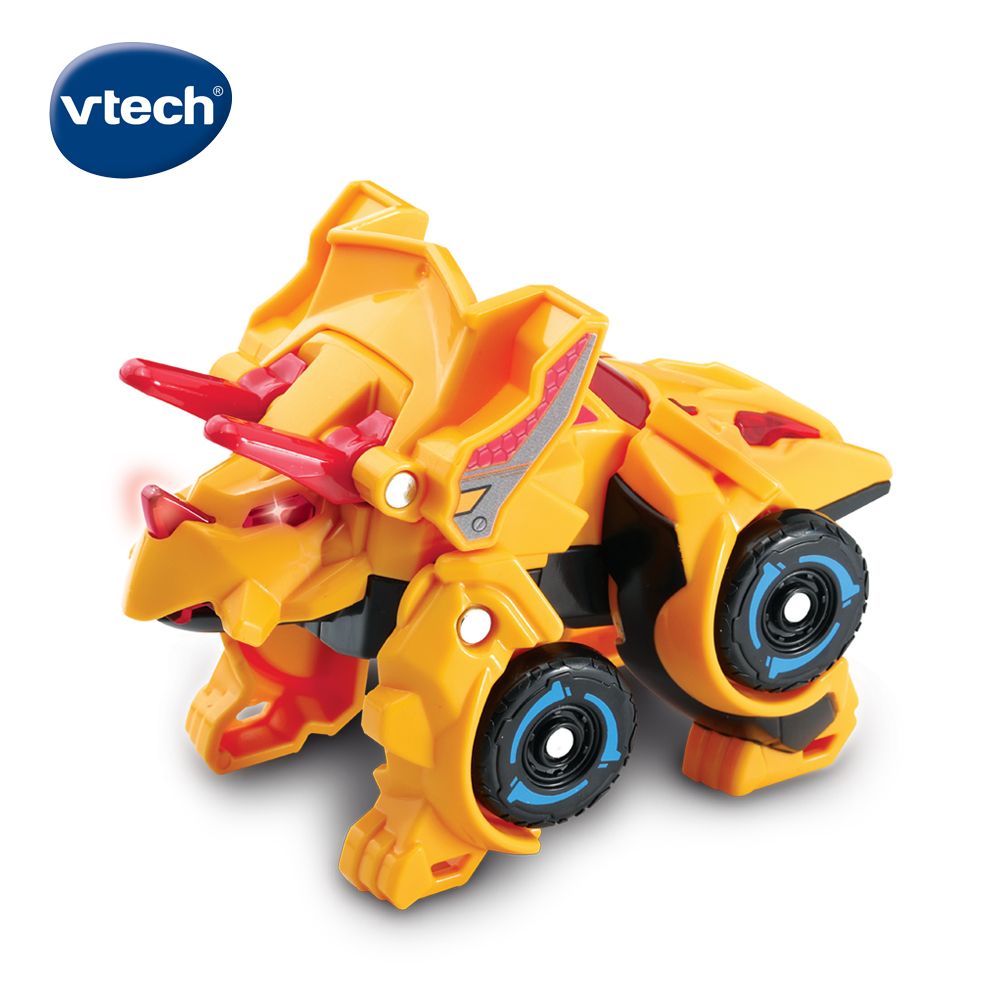 vtech聲光變形恐龍車/ 三角龍/ 克拉斯