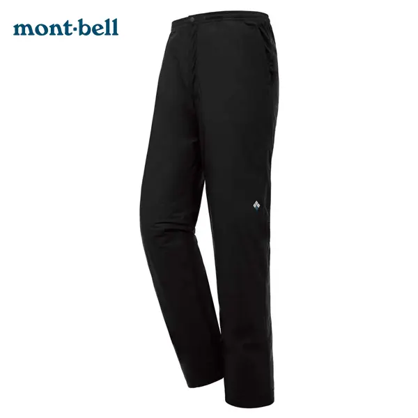 【Montbell】Light Shell Pants Men-男款軟殼長褲/ 黑S