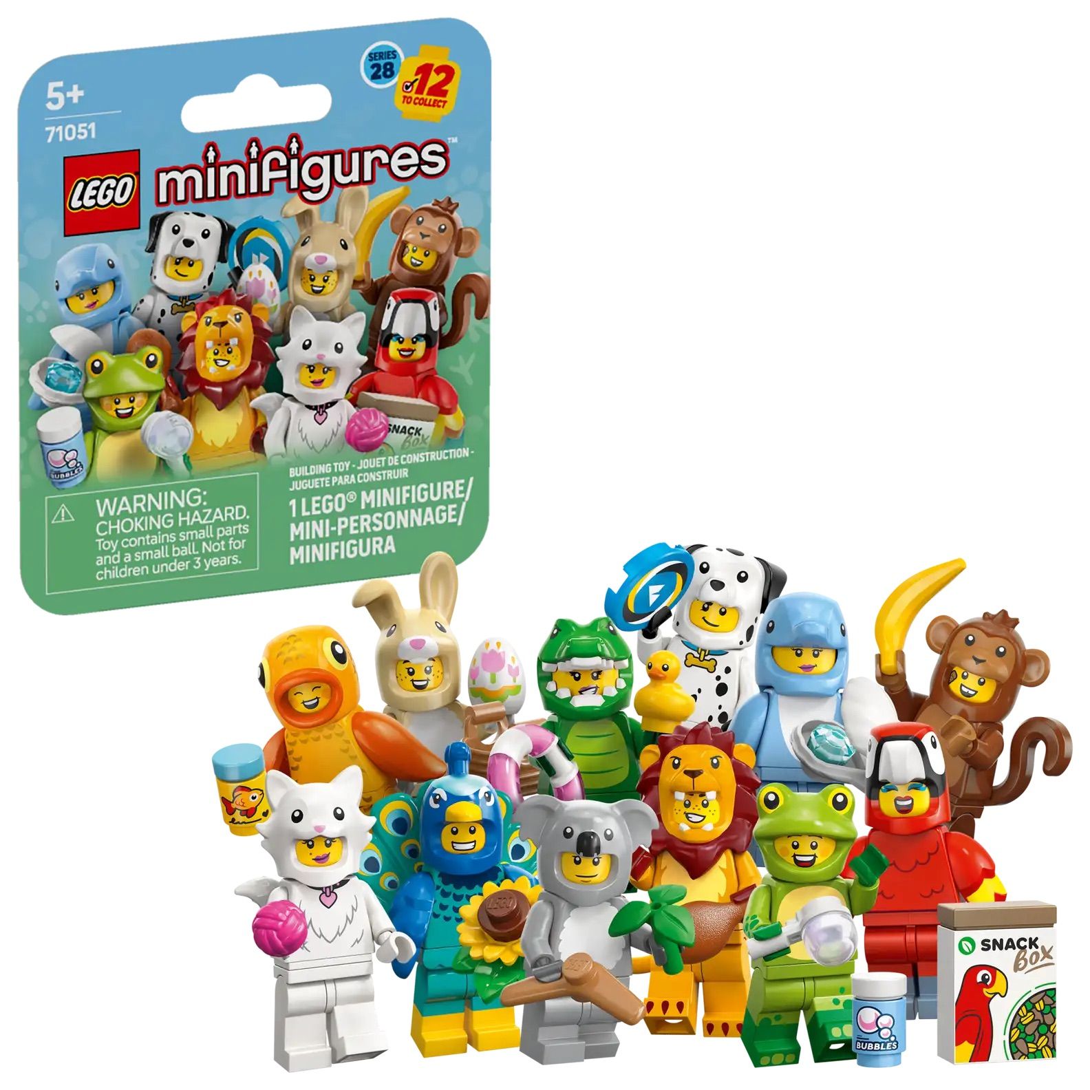 LEGO樂高積木/ Minifigures/ 71051/ 第28代動物/ 隨機出貨