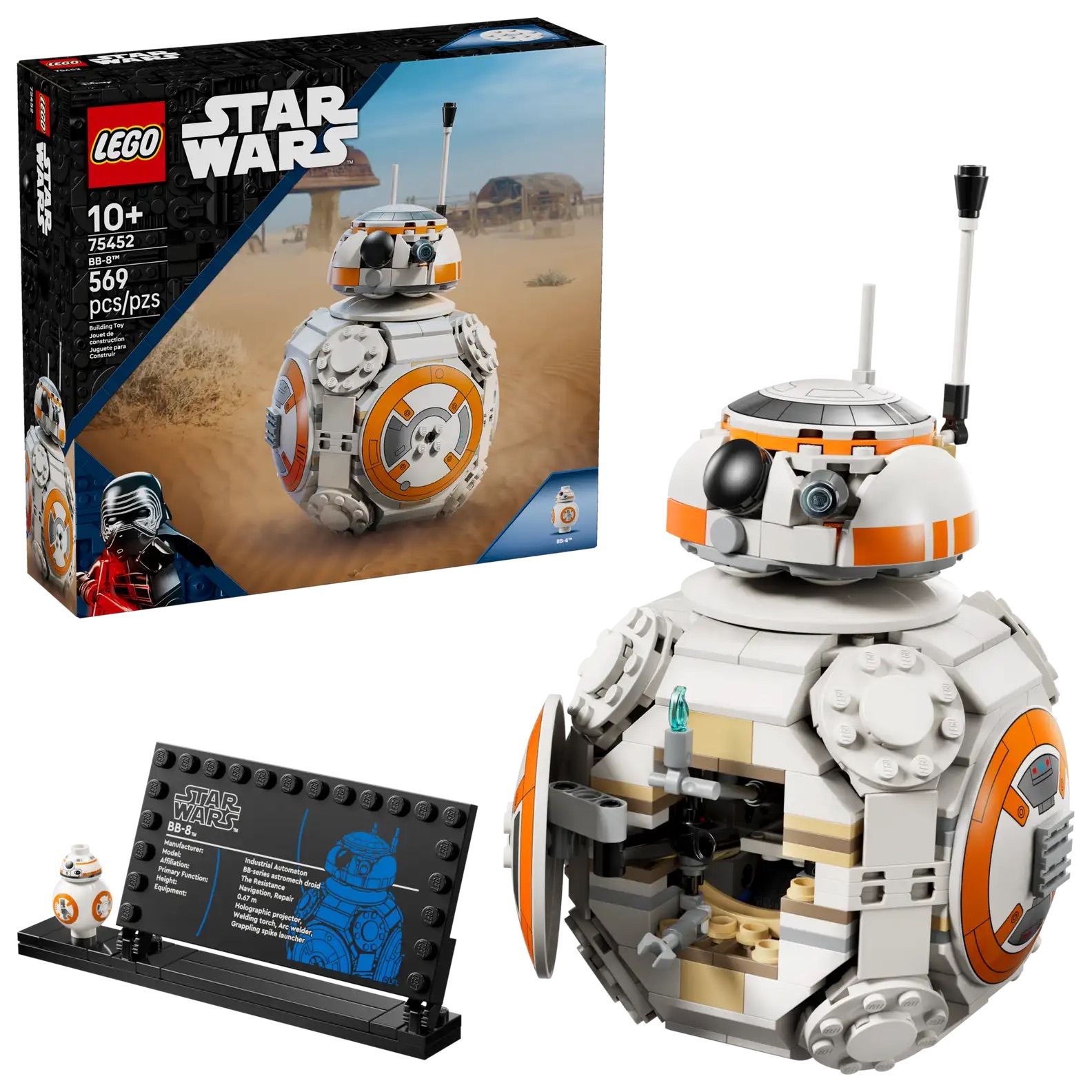 LEGO樂高積木/ 星際大戰/ 75452/ 宇航機器人BB-8™