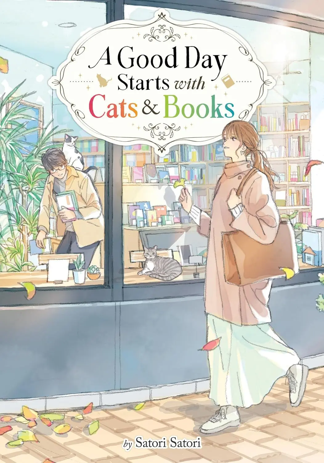 A Good Day Starts with Cats and Books
