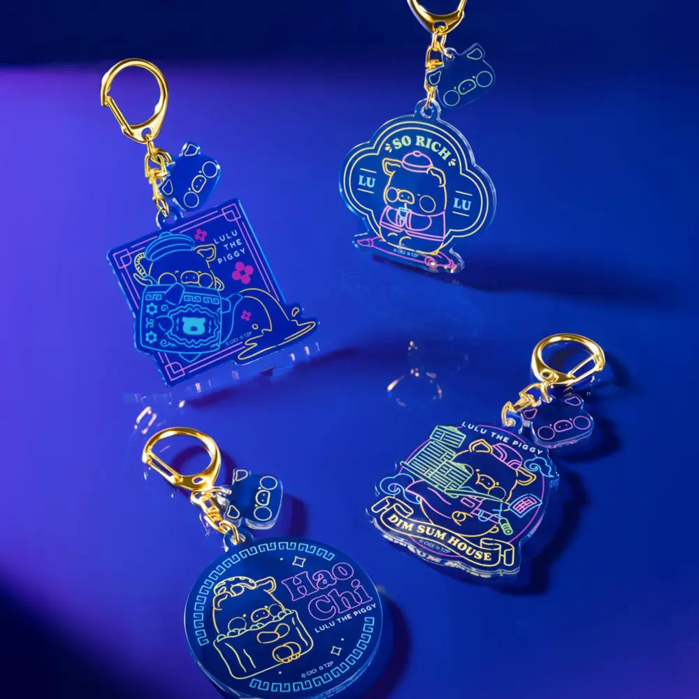 TOYZEROPLUS罐頭豬LuLu Lu家小館店員Lu日常壓克力掛件盲盒/ 8入盒裝