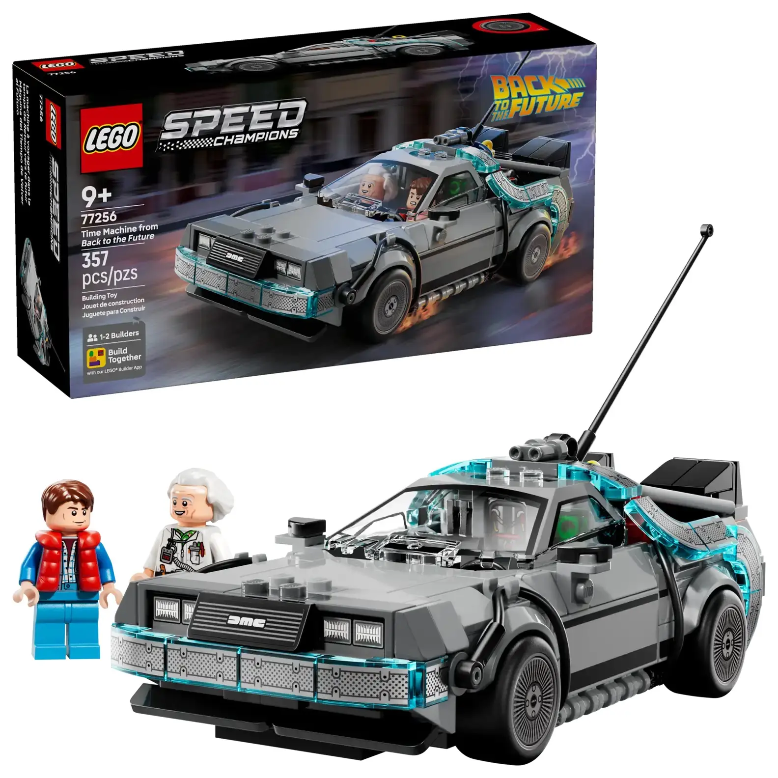 LEGO樂高積木/ 極速賽車/ 77256/ 回到未來時光機