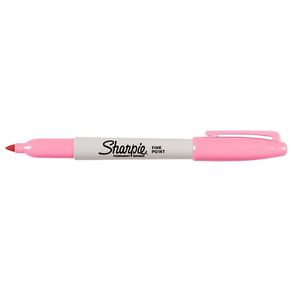 SHARPIE粉紅色萬用油性筆/粗字