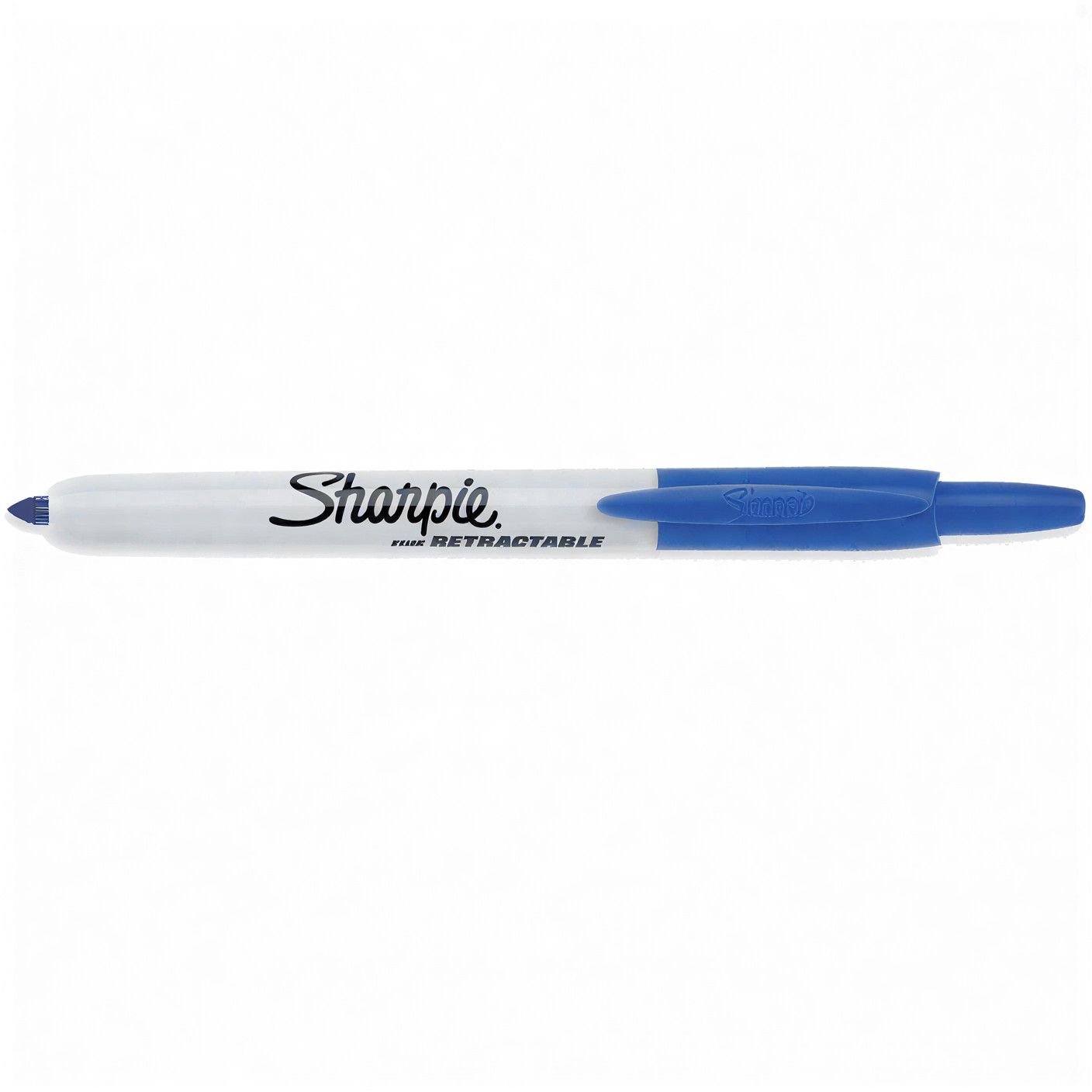 Sharpie Fine藍色按鍵式萬用筆/ 粗字