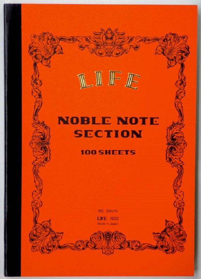 日本LiFE N Noble筆記本/ A5/ 方格