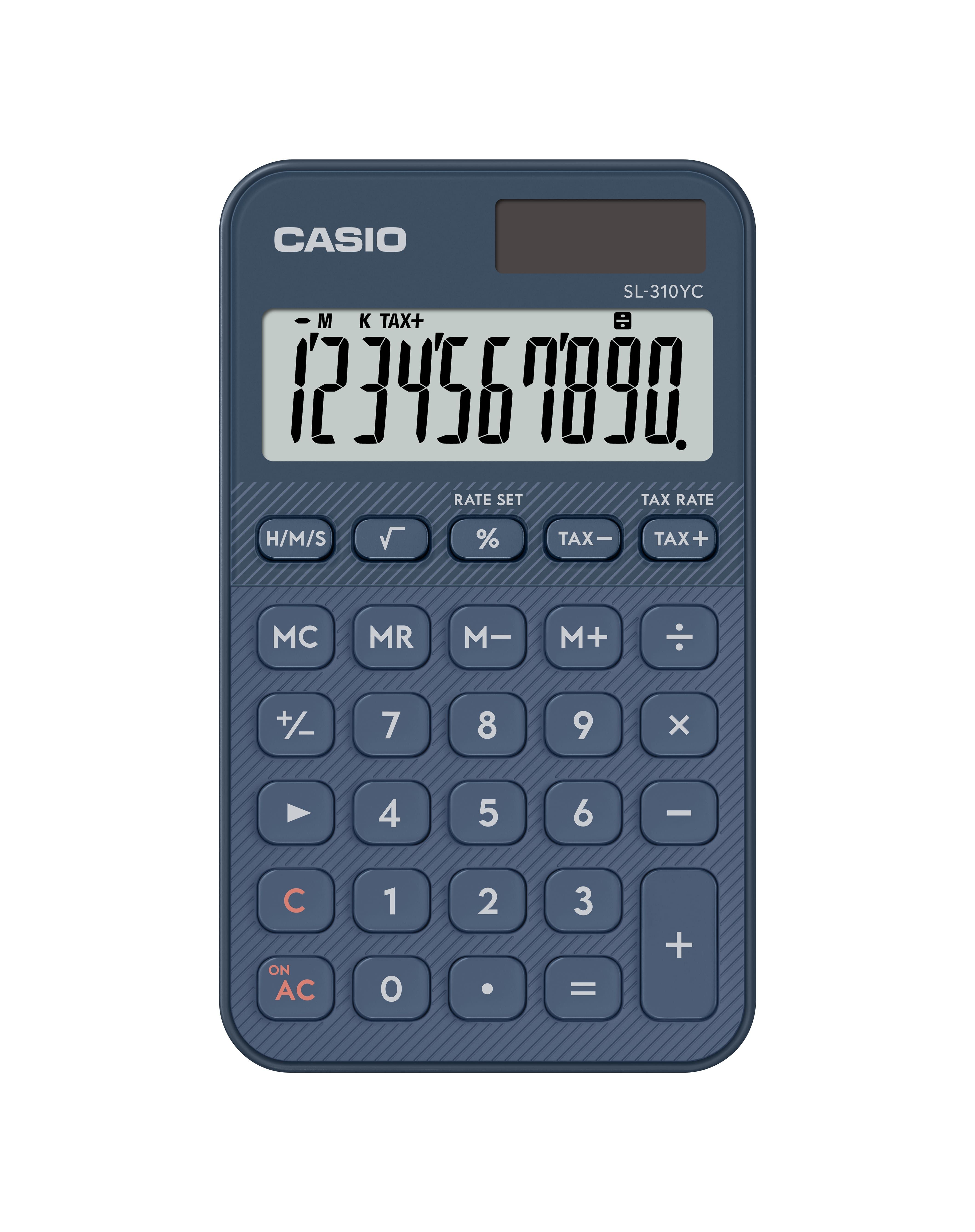 CASIO糖果計算機MINI/ 10位元/ 寶靛藍/ SL-310YC-NY