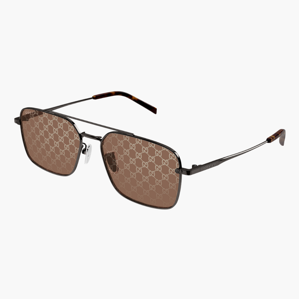 GUCCI｜GG1957SA-005 方形金屬太陽眼鏡/ 公司貨