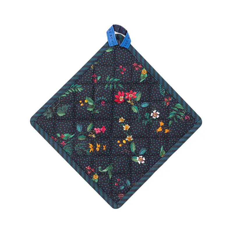 PIP STUDIO Berry Blues 藍色方形隔熱墊 22x22cm