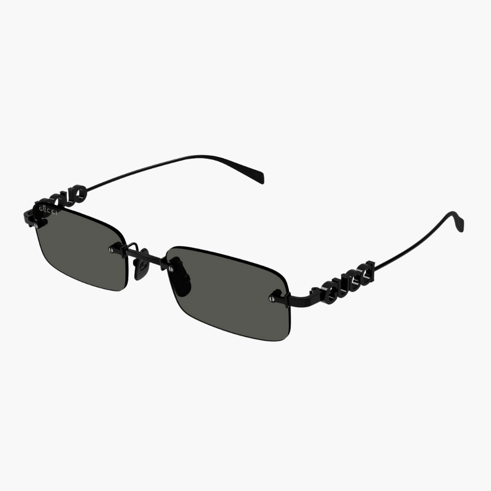 GUCCI｜GG1808S-001 方形金屬太陽眼鏡/ 公司貨