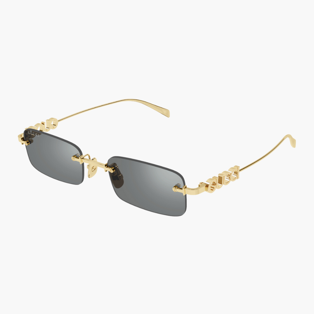 GUCCI｜GG1808S-003 方形金屬太陽眼鏡/ 公司貨
