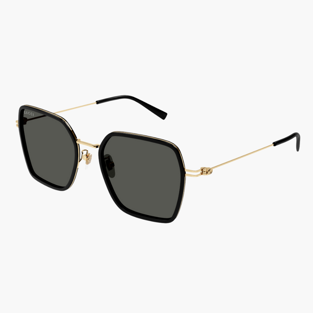 GUCCI｜GG1850SA-001 方形金屬太陽眼鏡/ 公司貨