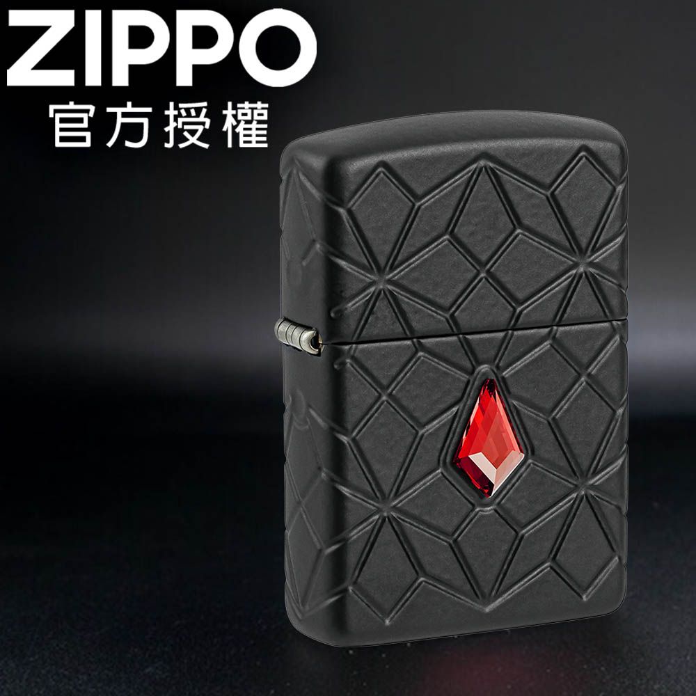ZIPPO 奢華紅水晶(加厚版)防風打火機 / 加厚版系列