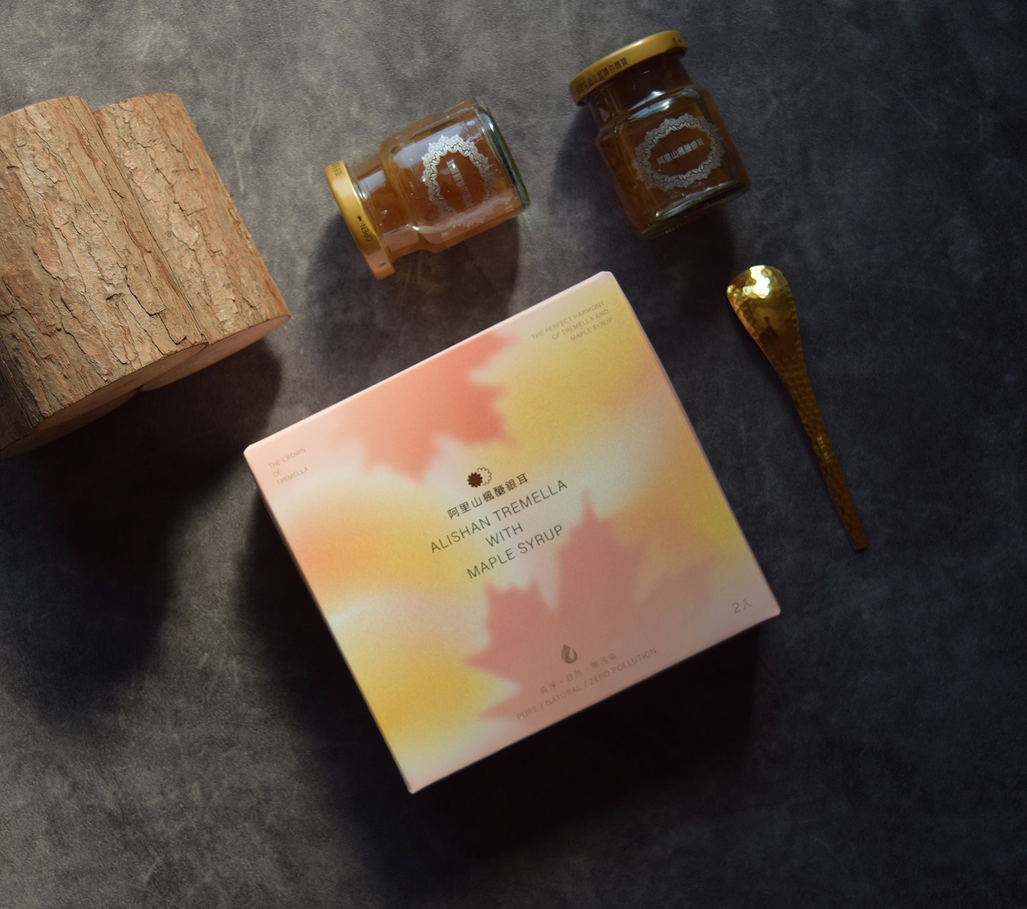 台灣精華 花開富貴-阿里山楓醣銀耳(2入)禮盒 年節禮盒