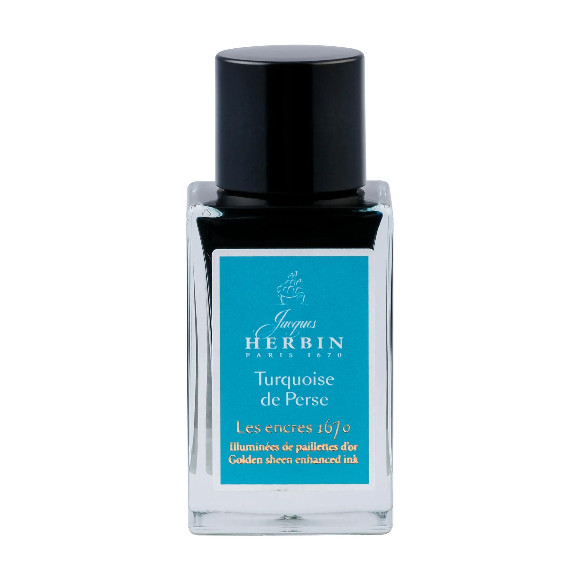 法國 Jacques HERBIN 1670 Inks 15ml瓶裝墨水/ 波斯綠松石
