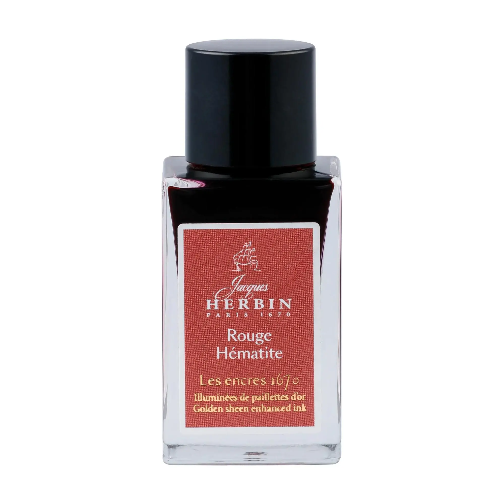 法國 Jacques HERBIN 1670 Inks 15ml瓶裝墨水/ 赤鐵紅