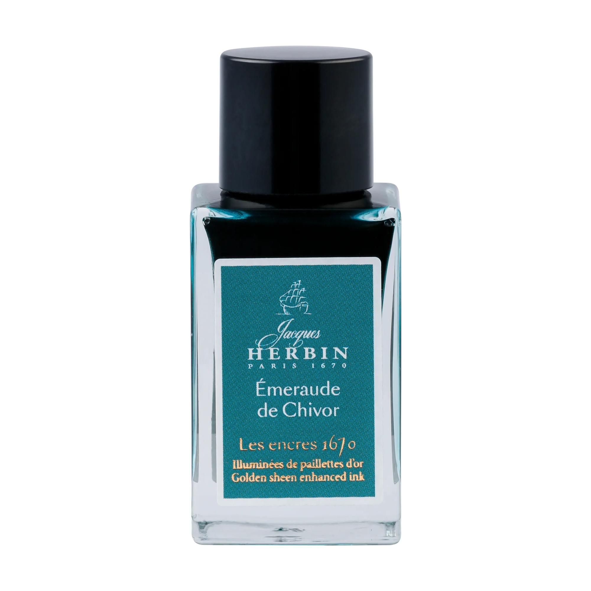 法國 Jacques HERBIN 1670 Inks 15ml瓶裝墨水/ 翡翠綠