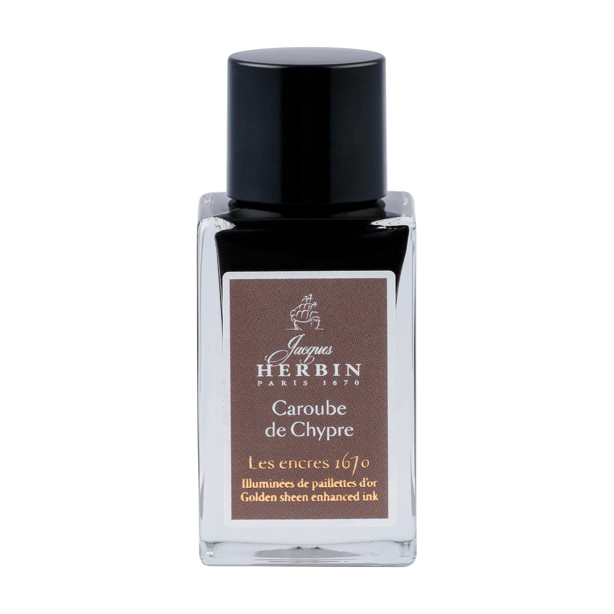 法國 Jacques HERBIN 1670 Inks 15ml瓶裝墨水/ 賽普勒斯角豆棕