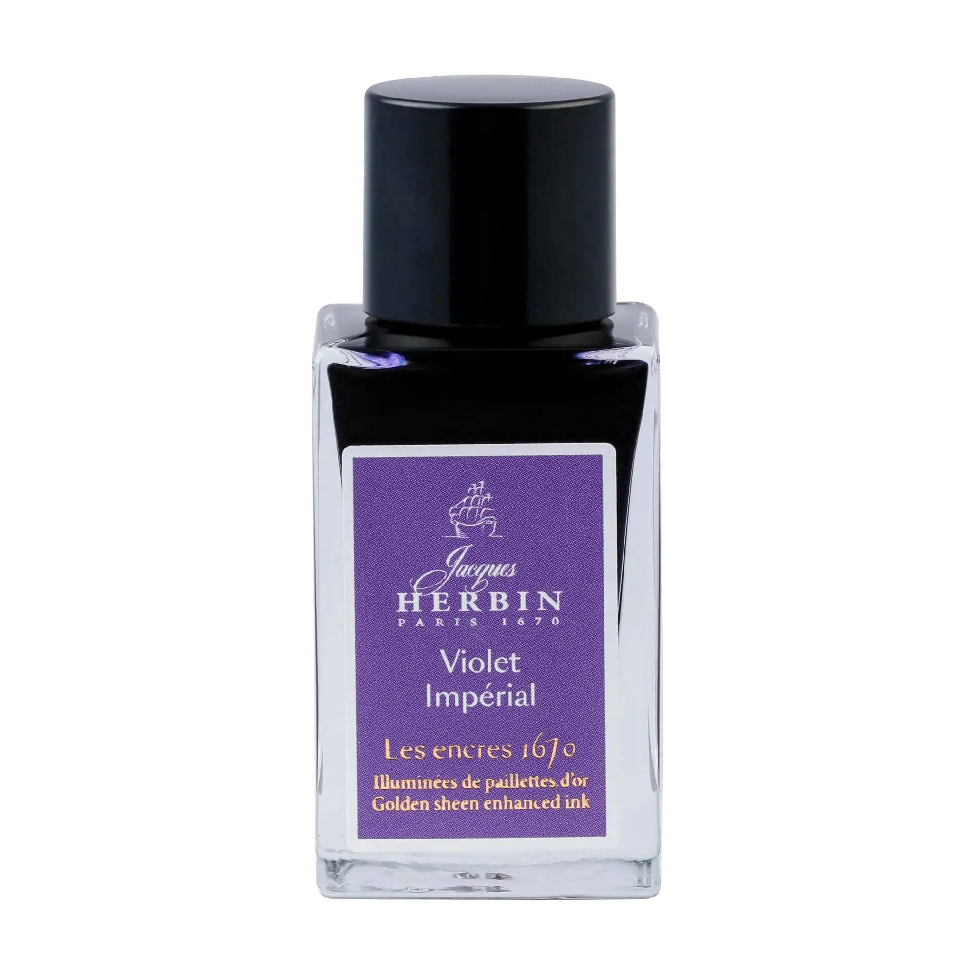 法國 Jacques HERBIN 1670 Inks 15ml瓶裝墨水/ 紫羅蘭帝國