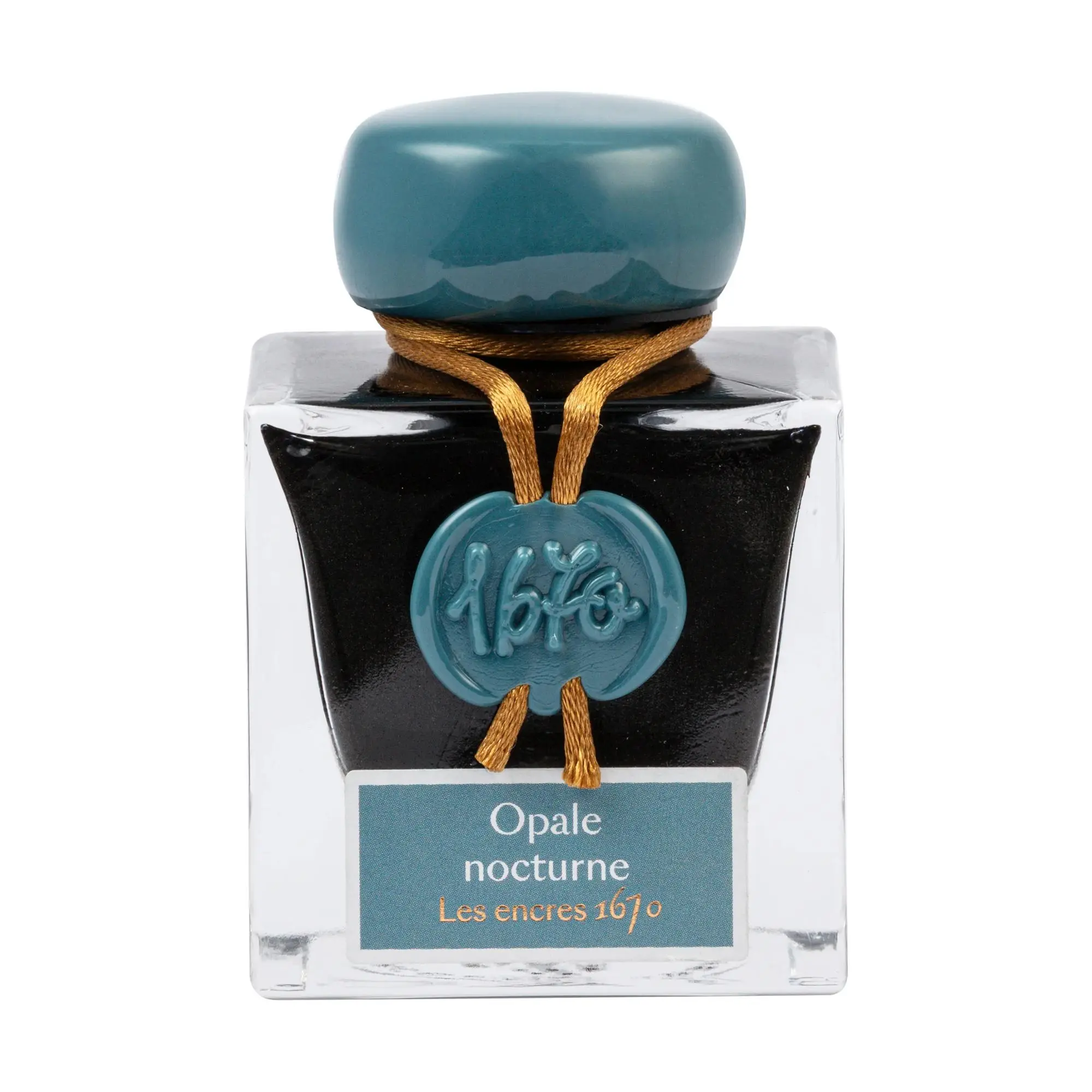 法國 Jacques HERBIN 1670 Inks 50ml瓶裝墨水/ 夜藍蛋白石