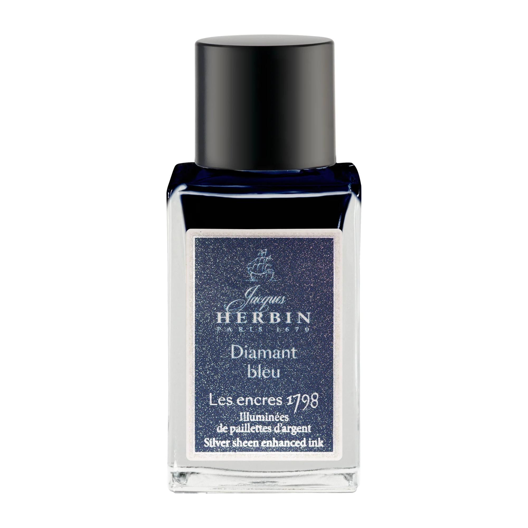 法國 Jacques HERBIN 1798 Inks 15ml瓶裝墨水/ 藍鑽