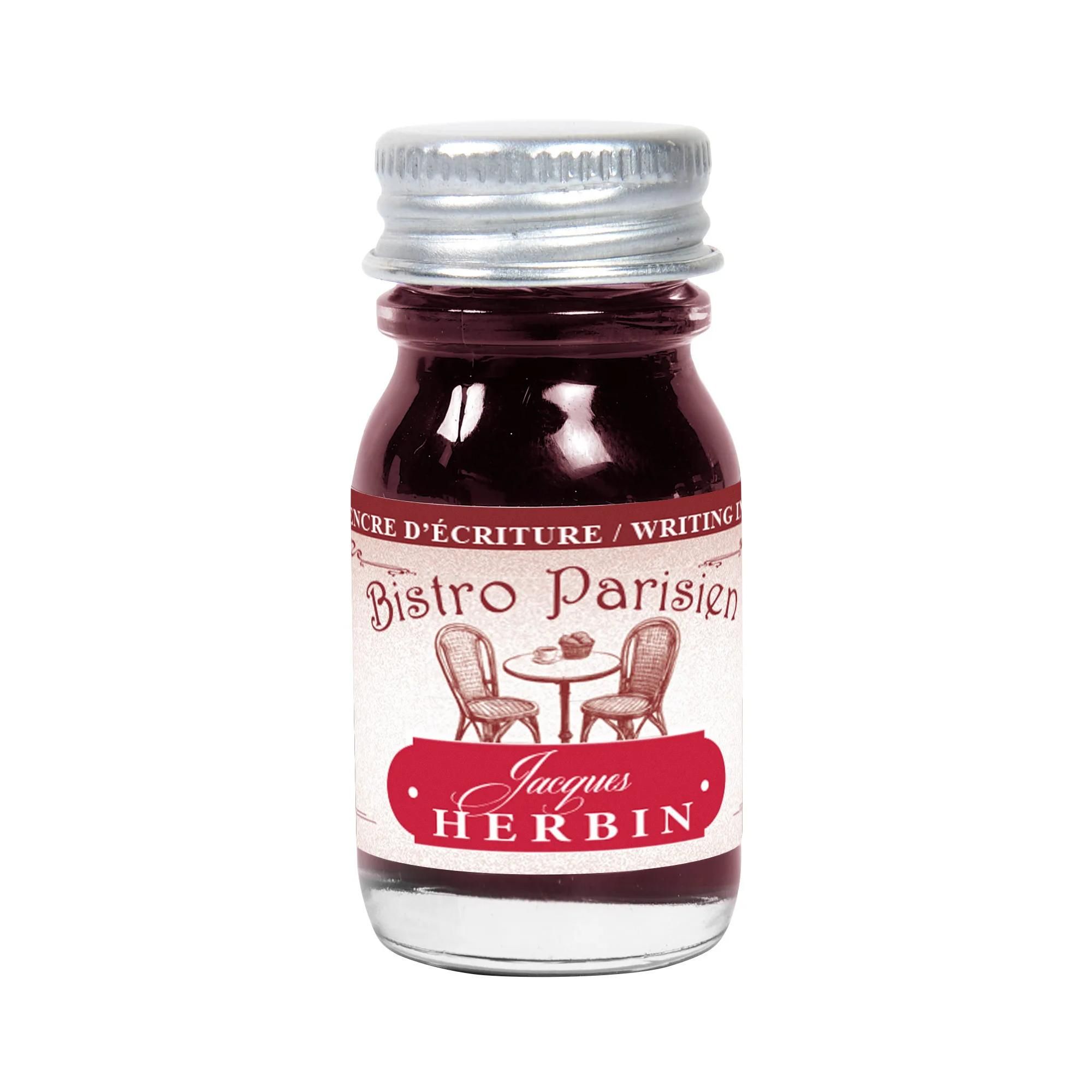 法國 Jacques HERBIN Colors of Paris Inks 10ml瓶裝墨水/ 巴黎小酒館紅