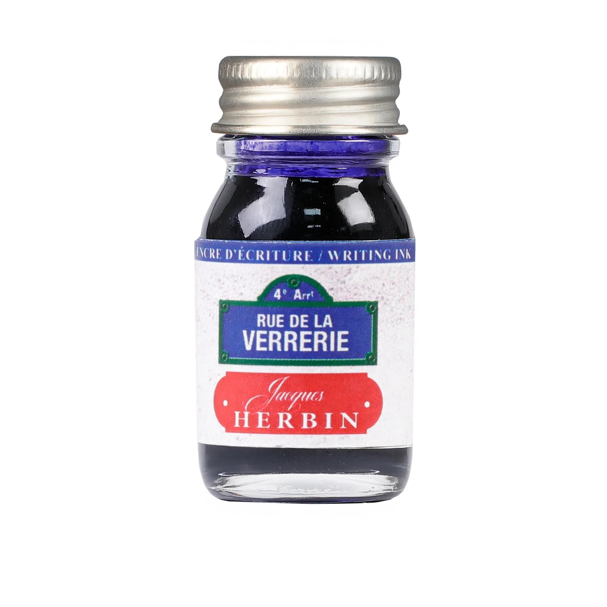 法國 Jacques HERBIN Colors of Paris Inks 10ml瓶裝墨水/ 玻璃街藍