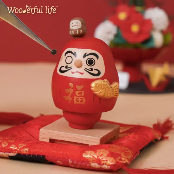 Wooderful life彈簧擺飾/ 達摩