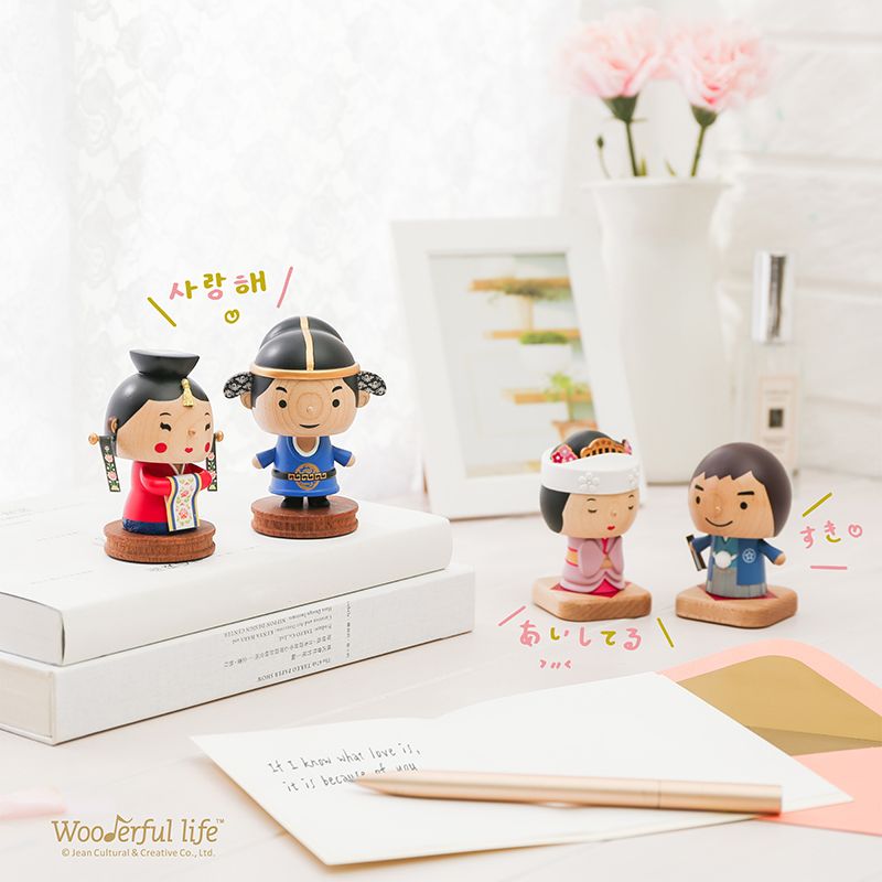 Wooderful life彈簧擺飾/ 日本新娘