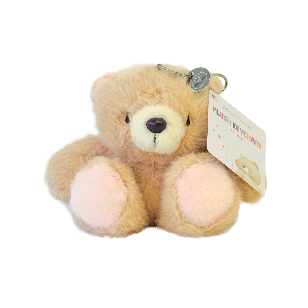 美國 Hallmark Forever Friends 絨毛熊/ 4.5吋/ 鑰匙圈
