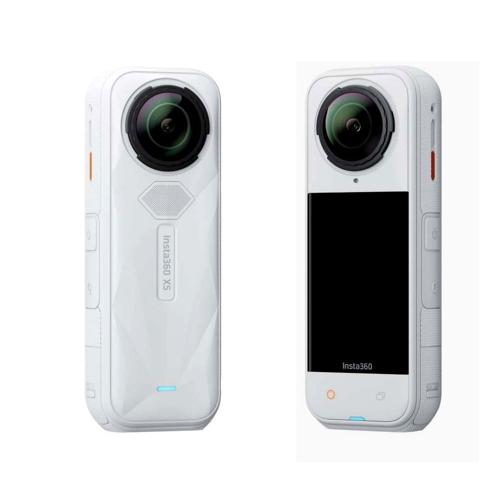 Insta360 X5 全景360度8K運動相機 標準套裝 皓月白 公司貨 贈64G記憶卡