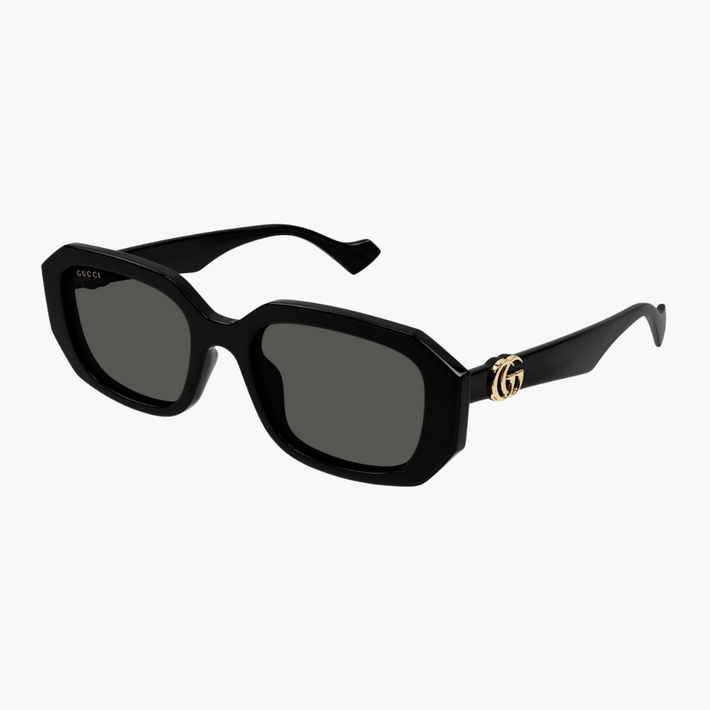 GUCCI｜GG1535S-001 方形膠框太陽眼鏡/ 公司貨