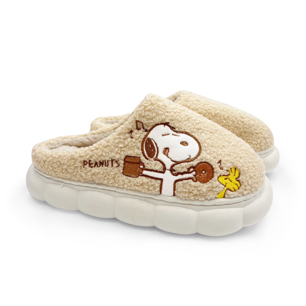 可愛又保暖✦史努比Snoopy  泡泡厚底止滑氣墊室內拖鞋